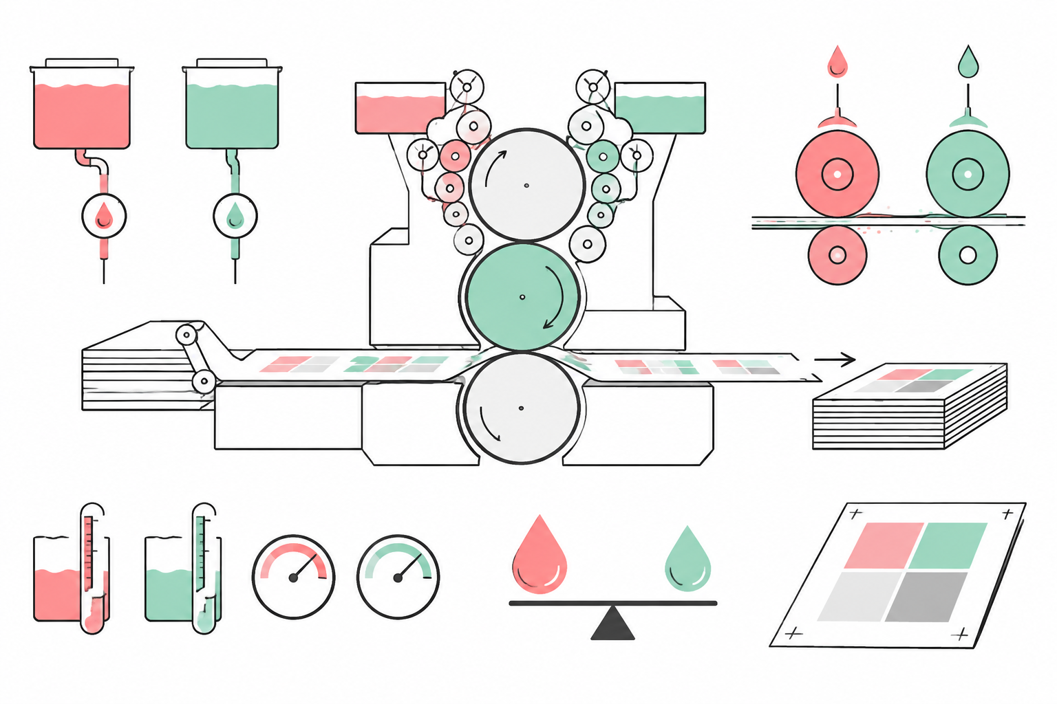 Working Principle of Fountain Solution Working Principle of Fountain Solution