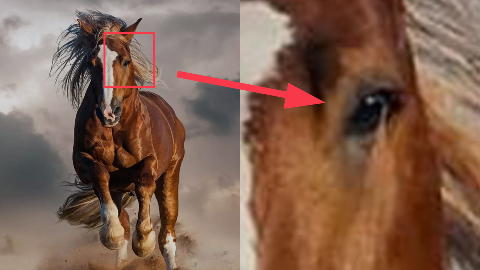 *Comparison of AI image on screen vs. low-resolution print result.*
