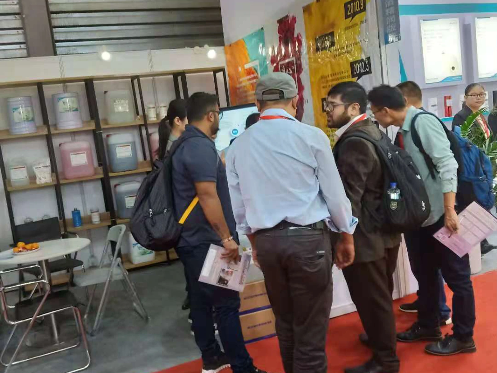 PrintBar (Shanghai Chenjie) booth at All in Print China 2018 Shanghai: Leading supplier of offset rubber blankets and printing inks at the international exhibition.